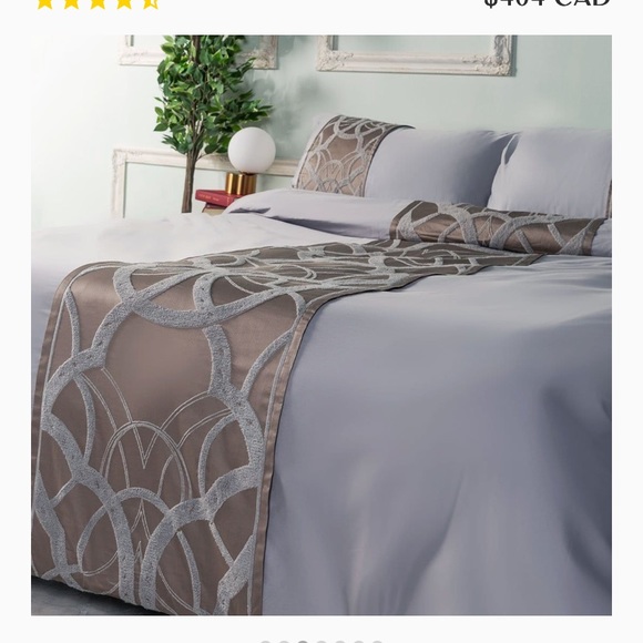 Chain of luxury duvet cover set ( Egyptian cotton) king size - Picture 2 of 5